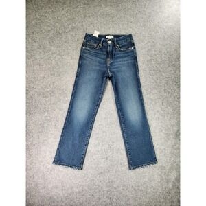 Good American Blue Straight Leg Jeans
